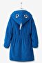 Hooded Girl-Boy Children's Bathrobe Cotton-Shark - 2
