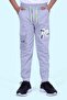 Or Stay Away Text Printed Highlighter Boys Sweatpants with Cargo Pocket