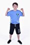 Iba Zone Text Printed Boy's Summer Suit - 4