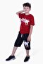 Nuk Dg Text Printed Boy's Summer Suit - 5