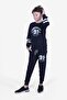 New York 91 Printed Boy's Black Tracksuit - 2