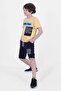 Boom Text Printed Capri Boy's Bottom-Top Yellow Set - 3