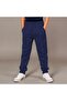 Unisex Kids' Comfortable Black School Sweatpants with Elastic Waistband