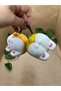1 Cute Cat Butt Squishy Keychain Car Bag Ornament Gift Keychain Squishy