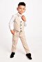 Boy's Suit 3-Button Tuxedo with Vest and Bow Tie