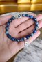 Lapis Lazuli Bracelet Hamsa Hand of Fatima Natural Stone Bracelet Evil Eye Bead Model Lapis Stone - 4