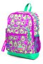 Kids Four Compartment Pink Water Green Avocado Patterned Primary School Bag 23709 - 7