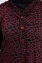 Large Size Kiyafet Mother Dress is Hijab Large Size Claret Red - 3
