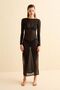 Black Long Tulle Beach Dress - 3