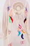 HAM WINDOWED HAND EMBROIDERED SPECIAL DESIGN KIMONO KAFTAN - 4
