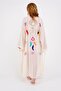 HAM WINDOWED HAND EMBROIDERED SPECIAL DESIGN KIMONO KAFTAN - 2