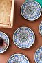 Roys Fulya Porcelain Tea Plate Set 12 cm 6 Pieces - 2