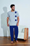 Summer Cotton Combed Men's Pajama Set - 2