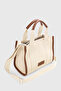 Women's Soft Cream Canvas Tote Bag - 4