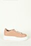 Women's Camel Genuine Leather Sneakers - 2
