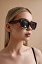 New Season Trend Model Brown Women's Sunglasses - 2
