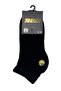 Men's Set of 12 Black Bamboo Seamless Booties Socks 10500 - 3