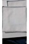 EMBROIDERED CROSS-STITCHING 6-PIECE COCKTAIL PRESENTATION NAPKIN - 2