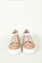 Women's Camel Genuine Leather Sneakers - 3