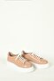 Women's Camel Genuine Leather Sneakers - 4