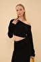 Low Shoulder Cut-Out Detailed Dress TEKS-00040 - 2