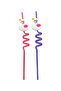 Pink Purple 2 Pack Children's Straws - 2