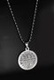 Blessing Prayer Ant Prayer Men's Steel Ball Chain Necklace for Lover - Spouse - Mother - Father