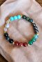 Taurus Bracelet (Turquoise, Fluorite, Blue, Green, Red Agate, Lapis Lazuli, Hematite Stones) - 5
