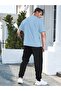 Men's Hawk Wing Printed Tracksuit Set - Crew Neck T-Shirt Sweatpants Jogger - 2