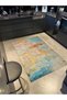 Soft Pastelli Patterned Woven Base Carpet and Washable Carpet Miravip10455 - 2