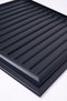 Anthracite Gray 45x45 Aluminum Grille Bathroom WC Ventilation Shutter - 5