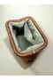 Women's Handmade Copper Color Silvery Thread Knitted Scholarship Bag - 4
