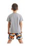 Airplane Boy's T-shirt Camouflage Shorts Set - 2
