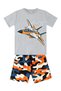 Airplane Boy's T-shirt Camouflage Shorts Set - 3