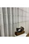 Milano Gray Silver Interlaced New Design 2 Layer Pleated Tulle Curtain