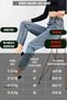 Young Girl Elastic Waist Boyfriend 100% Cotton High Waist Jeans Jeanpants - 5