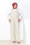 Vest and Trousers Linen Two-Piece Set 1035 - Stone - 4