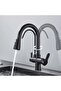Purified Spiral Kitchen Sink Faucet Black Functional 2 Modes - 3