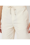 Men's Beige Elastic String Waistband Shorts - 3
