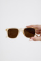 New Season UV400 Protected Unisex Sunglasses - HONEYCOMB - 4