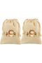 Organizer in a Suitcase Gift Cloth Bag Cloth Bag 2 Pieces