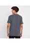 Men's Gray Plain Crew Neck Short Sleeve T-Shirt - 2