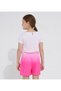 Women's Pink Color Block Scoop Neck Short Sleeve Playsuit - 2