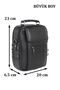 Large Size Men's Hand and Shoulder Bag Metal Body with Shoulder Strap - 2