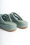 MEIS Genuine Leather MANGO GREEN WOMEN'S Slippers - 6