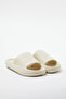 Beige Flatform Women's Slippers - Pool TAKSS24TE00013 - 2
