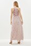 BCC00340 Model Halter Neck Embroidered Maxi Dress - 3
