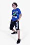 Is Not Printed Indigo Capri Boy's Under-Top Suit - 4