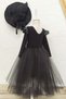 Girl's Gothic Tutu Dress - Black Witch Costume - Children's Halloween Dress - 7