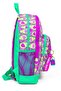 Kids Four Compartment Pink Water Green Avocado Patterned Primary School Bag 23709 - 6